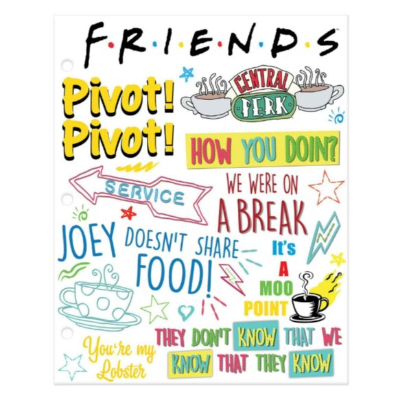 2-Pc Friends TV Show Reunion Central Perk Christmas Advent Calendar & Folder - Picture 3 of 6